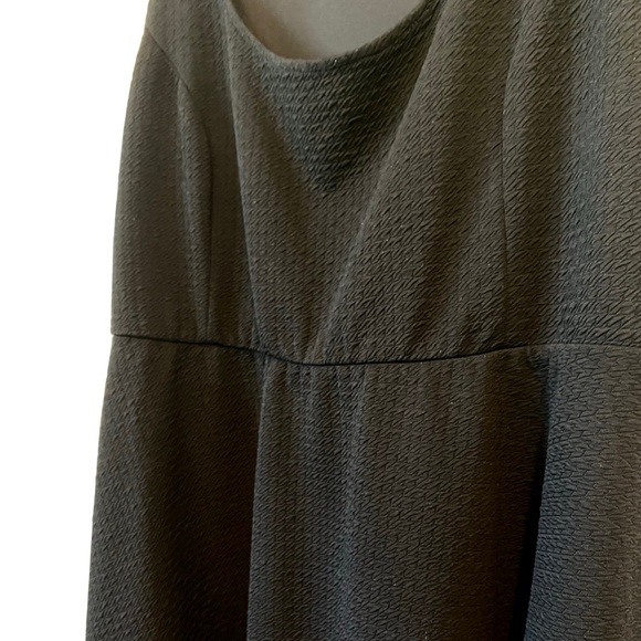 Torrid Black Sleeveless Skater Dress Scoop Neckline Stretch Plus Size 3X - Picture 3 of 9